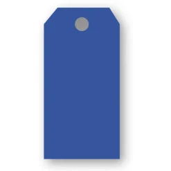 Adresskort 10-pack klarblå