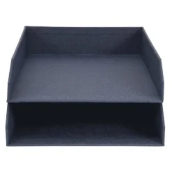 Brevkorg Håkan 2 st canvas blå