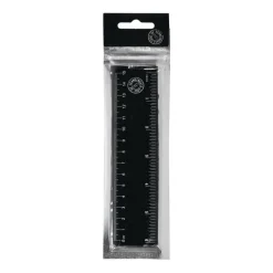Linjal 15cm svart